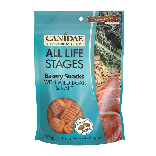 CANIDAE Life Stages Bakery Snacks with Wild Boar & Kale Dog Treats, 14