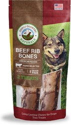 Simply Country Naturals Rib Bones Dog Treats, 2 count