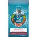 Purina ONE +Plus Urinary Tract Health Formula High Protein Adult Dry Cat Food, 7-lb bag
