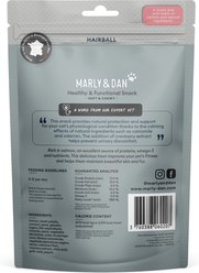 Marly & Dan Hairball Salmon Flavored Soft & Chewy Cat Treats, 3-oz bag slide 2 of 2