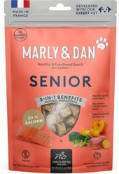 Marly & Dan Salmon Flavored Senior Soft & Chewy Dog Treats, 6-oz bag