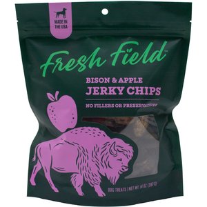 Fresh Field Bison & Apple Non-GMO Jerky Dog Treats, 14-oz bag
