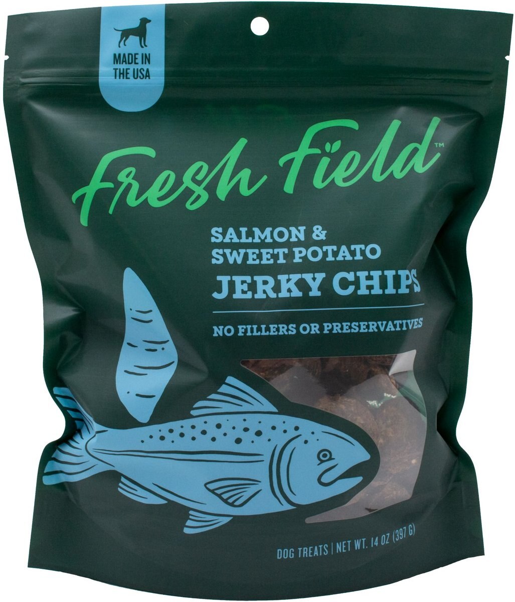 Fresh Field Salmon & Sweet Potato Non-GMO Jerky Dog Treats