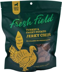 Fresh Field Turkey & Sweet Potato Non-GMO Jerky Dog Treats, 5-oz bag