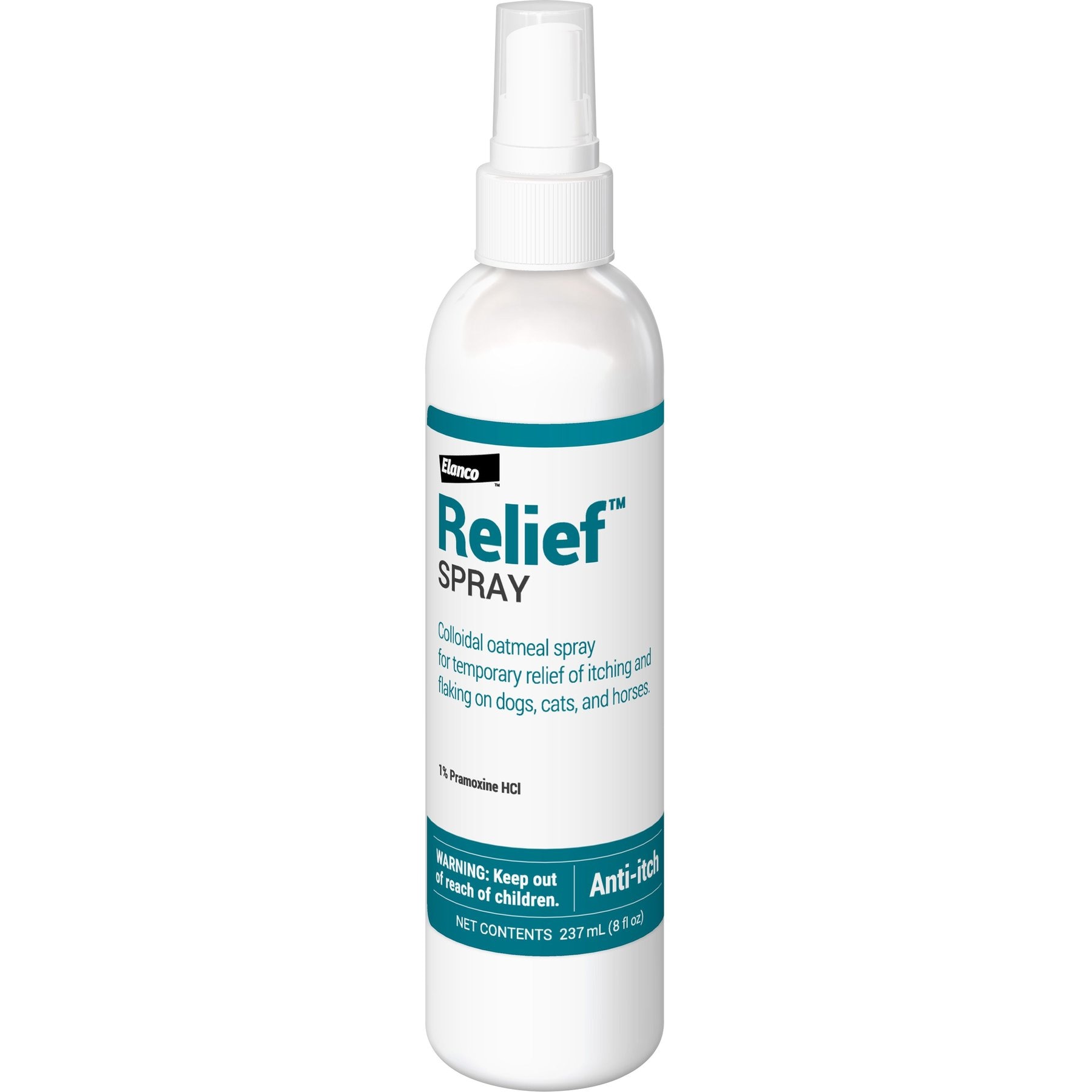 RELIEF Spray for Itchy Skin for Dogs, Cats, & Horses 8-oz bottle 