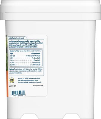 Show full view: Synovi G4 Soft Chews Joint Supplement for Dogs, 240 count slide 4 of 10