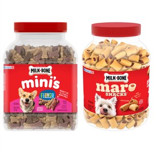 Milk-Bone Mini's Flavor Snacks Dog Treats - 36 oz canister