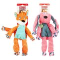 KONG Floppy Knots Fox + Bunny Dog Toy