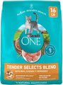 Purina ONE Tender Selects Blend with Real Chicken Dry Cat Food, 16-lb bag