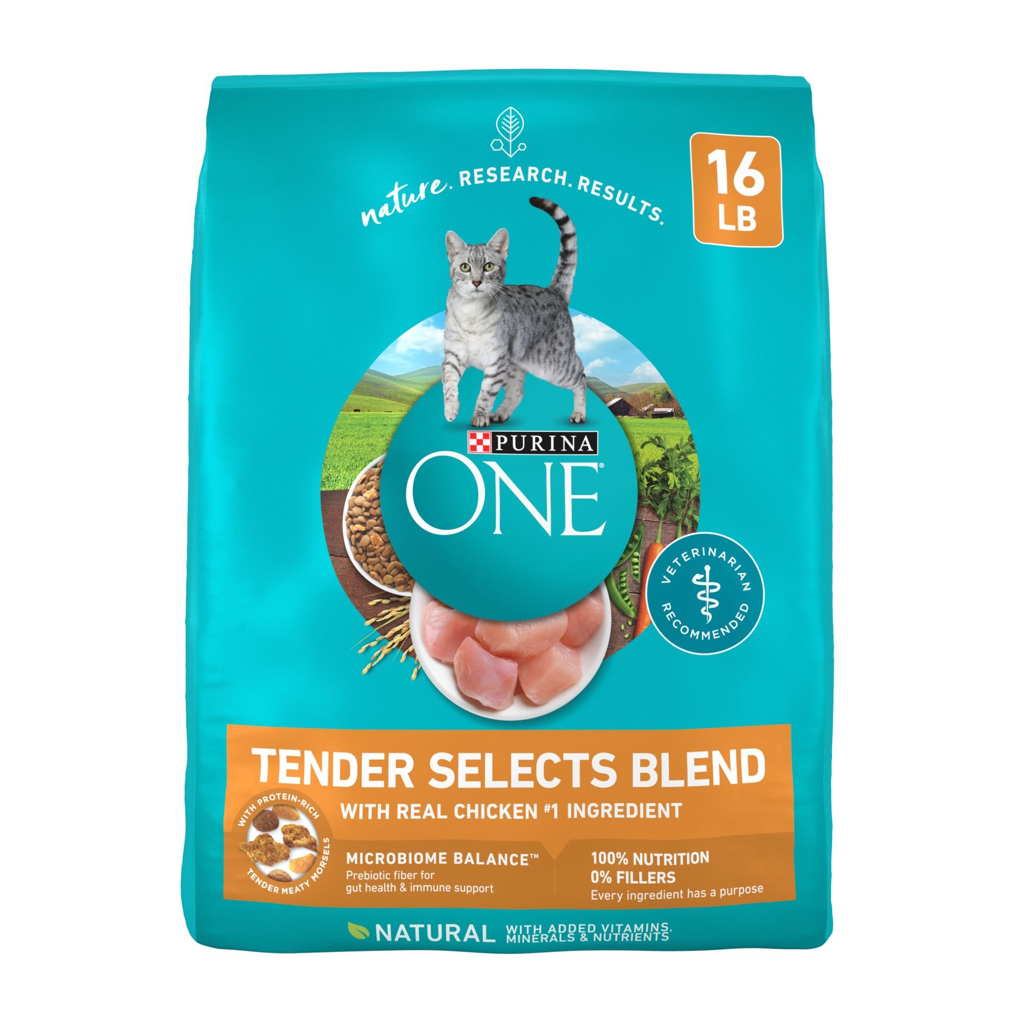 PURINA ONE Tender Selects Blend with Real Chicken Dry Cat Food