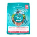 Purina ONE +Plus Healthy Kitten Muscle Vision & Brain Development Natural Dry Cat Food, 16-lb bag