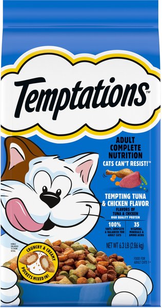 Temptations Tempting Tuna Chicken Flavor Adult Dry Cat Food