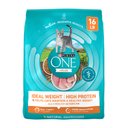 Purina ONE Ideal Weight Adult Dry Cat Food, 16-lb bag