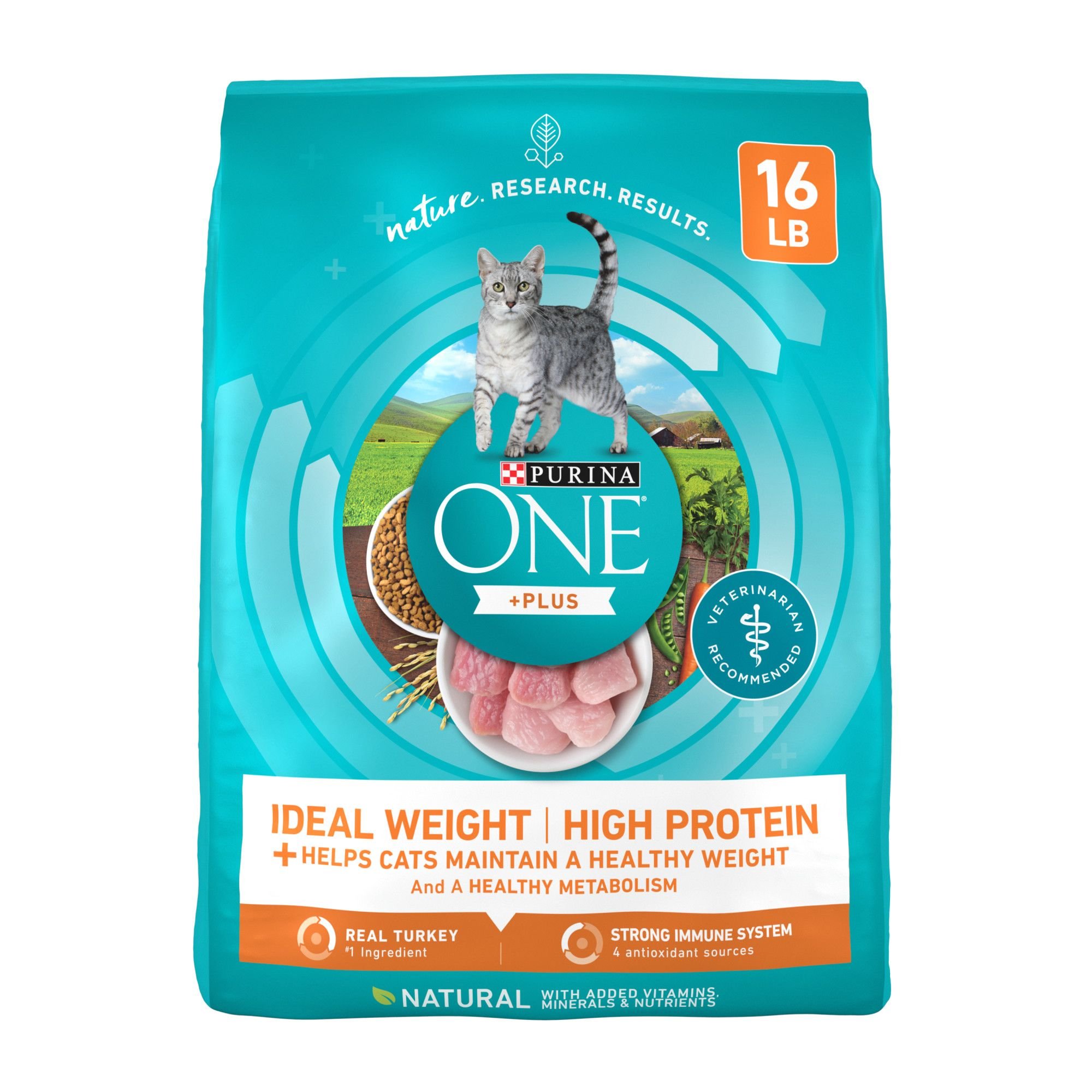 PURINA ONE Plus Ideal Weight Natural High Protein Adult Dry Cat