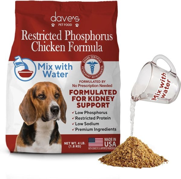 DAVE'S PET FOOD Restricted Phosphorus Chicken Formula Kidney Support