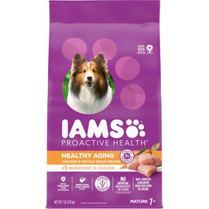 IAMS Proactive Health Minichunks with Real Chicken Whole Grains Dry Dog Food 7 lb bag Chewy