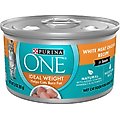 'Purina ONE Natural Weight Control Ideal Weight White Meat Chicken Recipe in Sauce Wet Cat Food, 3-oz, case of 24