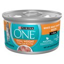 Purina ONE Natural Weight Control Ideal Weight White Meat Chicken Recipe in Sauce Wet Cat Food, 3-oz can, case of 24