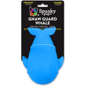 Spunky Pup Gnaw Guard Squeaky Foam Whale Dog Toy