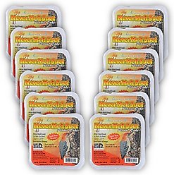 Pine Tree Farms Never Melt Suet Peanut Cake Bird Food, 12-oz bag, 12 count