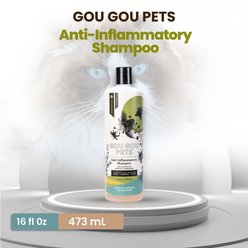 Gou Gou Pets Holistic Natural Derived Joint Inflammation Dog & Cat Shampoo, 16-oz bottle, 1