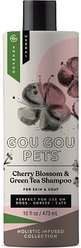Gou Gou Pets Holistic Natural Derived Cherry Blossom & Green Tea Dog & Cat Shampoo, 16-oz bottle, 1
