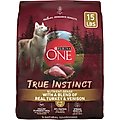 Purina ONE True Instinct Natural High Protein with Real Turkey & Venison Dry Dog Food, 15-lb bag