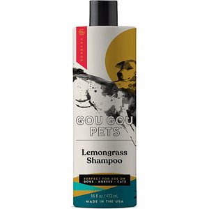 Gou Gou Pets Lemongrass Dog Shampoo, 16-oz bottle, 1