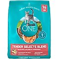 Purina ONE Tender Selects Blend with Real Salmon Dry Cat Food, 16-lb bag
