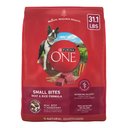 Purina ONE Natural SmartBlend Small Bites Beef & Rice Formula Dry Dog Food, 31.1-lb bag