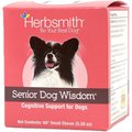 Herbsmith Senior Dog Wisdom Cognitive Support Soft Chews Dog Supplement, 60 count, Small