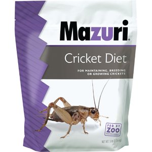 Mazuri Maintenance Cricket Food, 5-lb bag