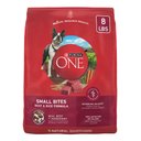 Purina ONE Natural SmartBlend Small Bites Beef & Rice Formula Dry Dog Food, 8-lb bag