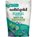 Solid Gold Seameal Variety Pack Squeeze Lickable Cat Treats, 6 count
