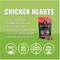 Show in main carousel: Vital Essentials Chicken Hearts Freeze-Dried Raw Dog Treats, 2-oz bag slide 5 of 8