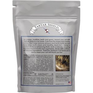 Tartar Shield Wholesome & All-Natural Bites Tasty Chicken Flavor Cat Dental Treat, 4.5-oz bag