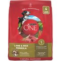 Purina ONE Lamb & Rice Formula Dry Dog Food, 4-lb bag