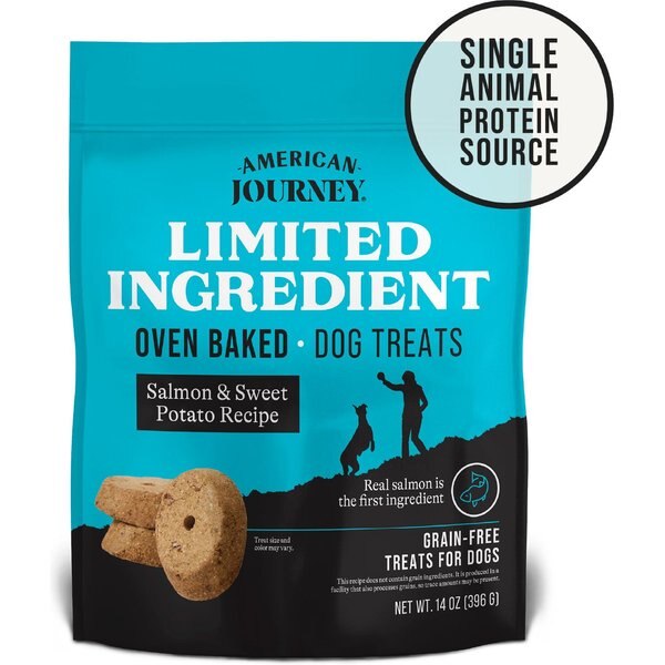 American Journey Salmon & Sweet Potato Recipe Limited Ingredient Dog Treats
