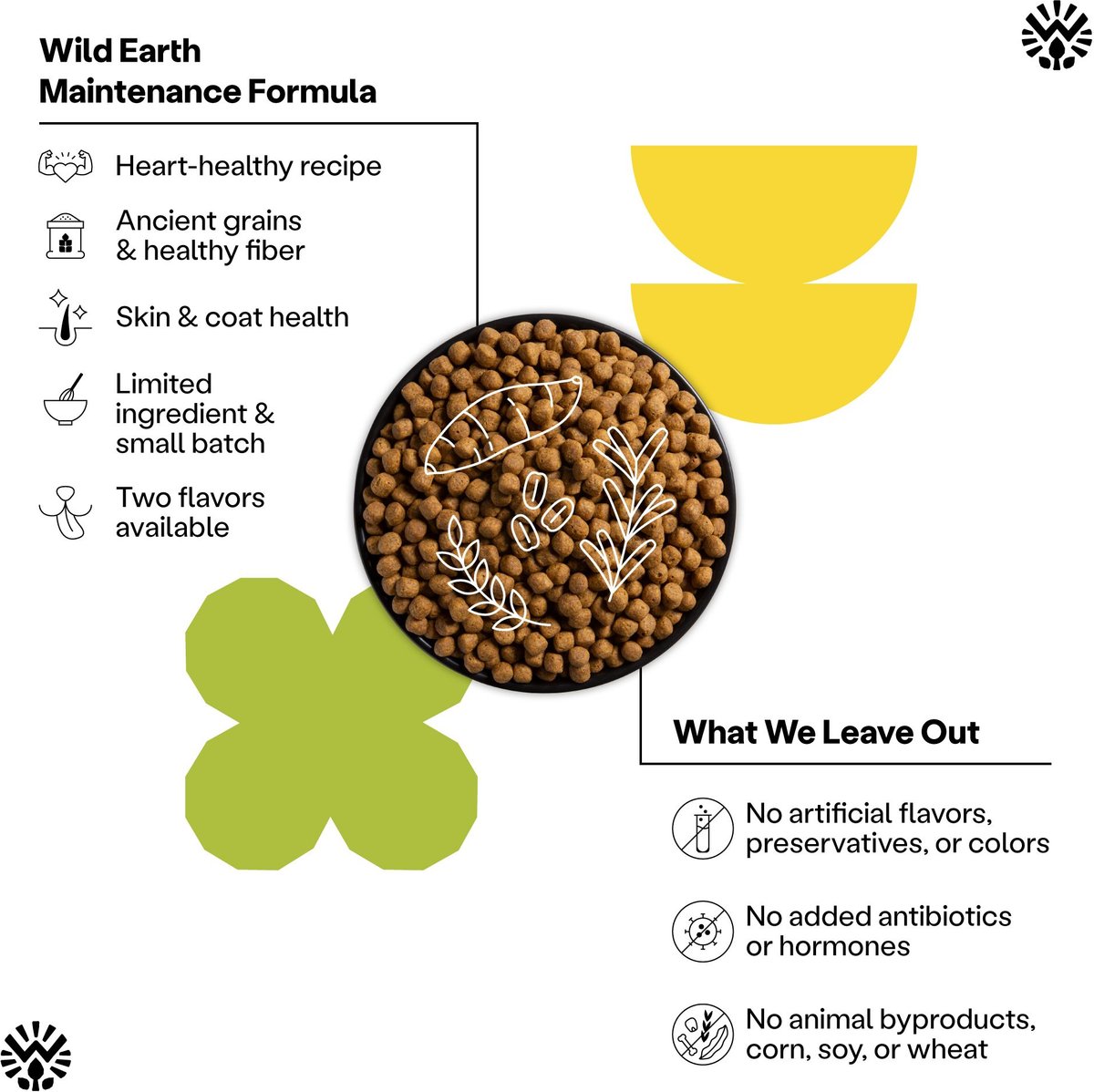 WILD EARTH Maintenance Formula Classic Roast Flavor Plant BasedDog Dry