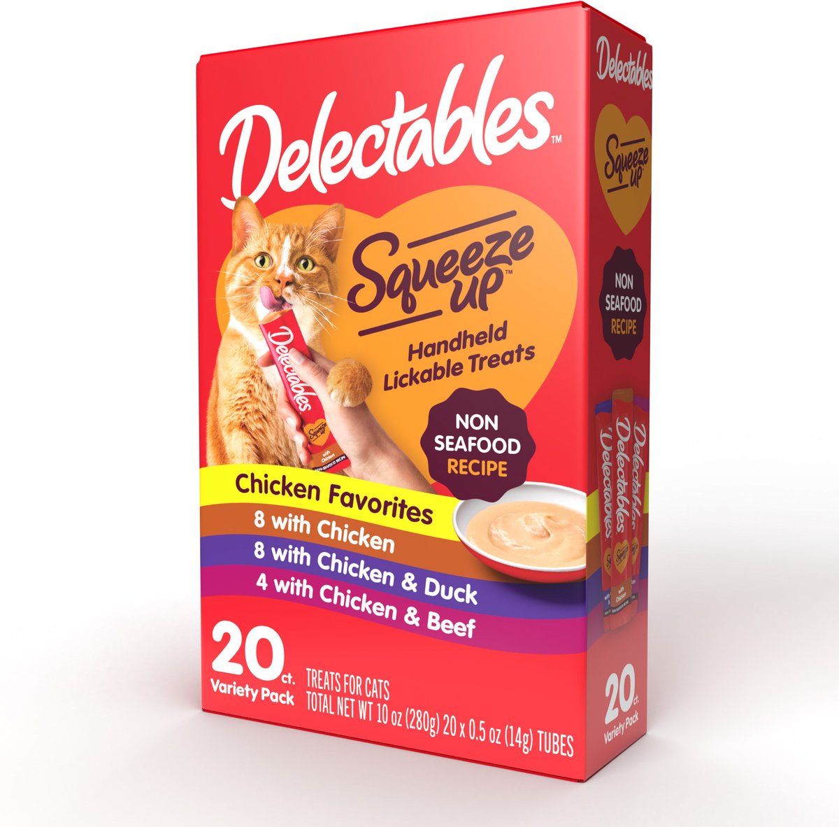HARTZ Delectables Squeeze Up NonSeafood Variety Pack Lickable Cat