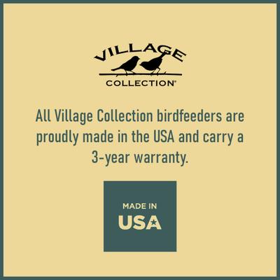 Show full view: North States Village Collection Hopper Birdfeeder, Navy slide 6 of 8