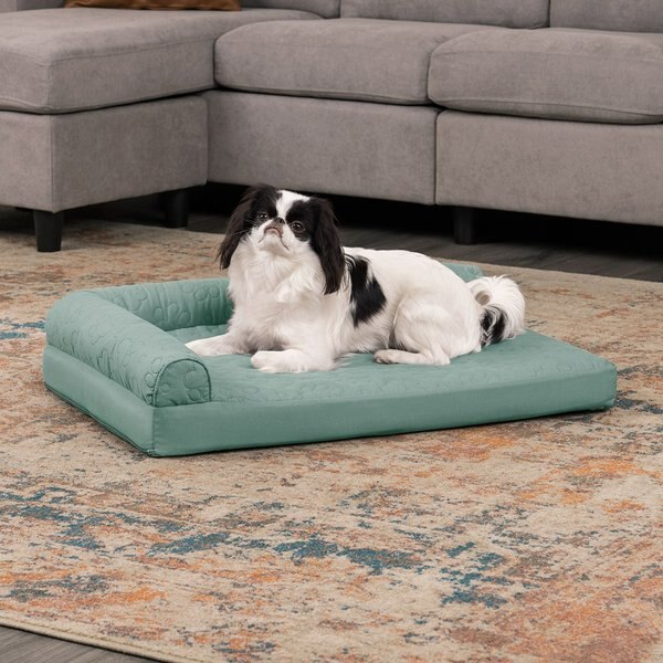 FURHAVEN PawQuilted Deluxe Chaise Orthopedic Cat & Dog Bed with