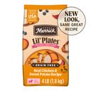 Merrick Lil' Plates Grain-Free Small Breed Dry Dog Food Real Chicken + Sweet Potato Recipe, 4-lb bag