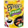 Purina Beggin' Real Meat Fun Size Original with Bacon Flavored Dog Treats, 6-oz pouch