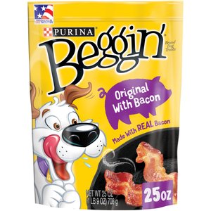 Purina Beggin' Strips Original with Bacon Flavored Dog Treats, 25-oz bag