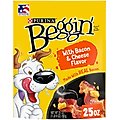 Purina Beggin' Strips Real Meat with Bacon & Cheese Flavored Training Dog Treats, 25-oz pouch, case of 4