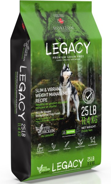 HORIZON Legacy Weight Management Dog Dry Food 25 lb bag Chewy