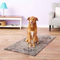 Dog Gone Smart Runner Dirty Dog Doormat, Grey, X-Large slide 2 of 3
