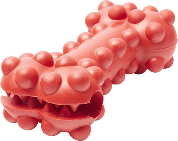 Dogzilla Rubber Treat Dispensing Dog Toys Small Red