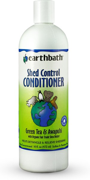 Earthbath Shed Control Green Tea & Awapuhi Dog & Cat Conditioner, 16-oz bottle slide 1 of 3